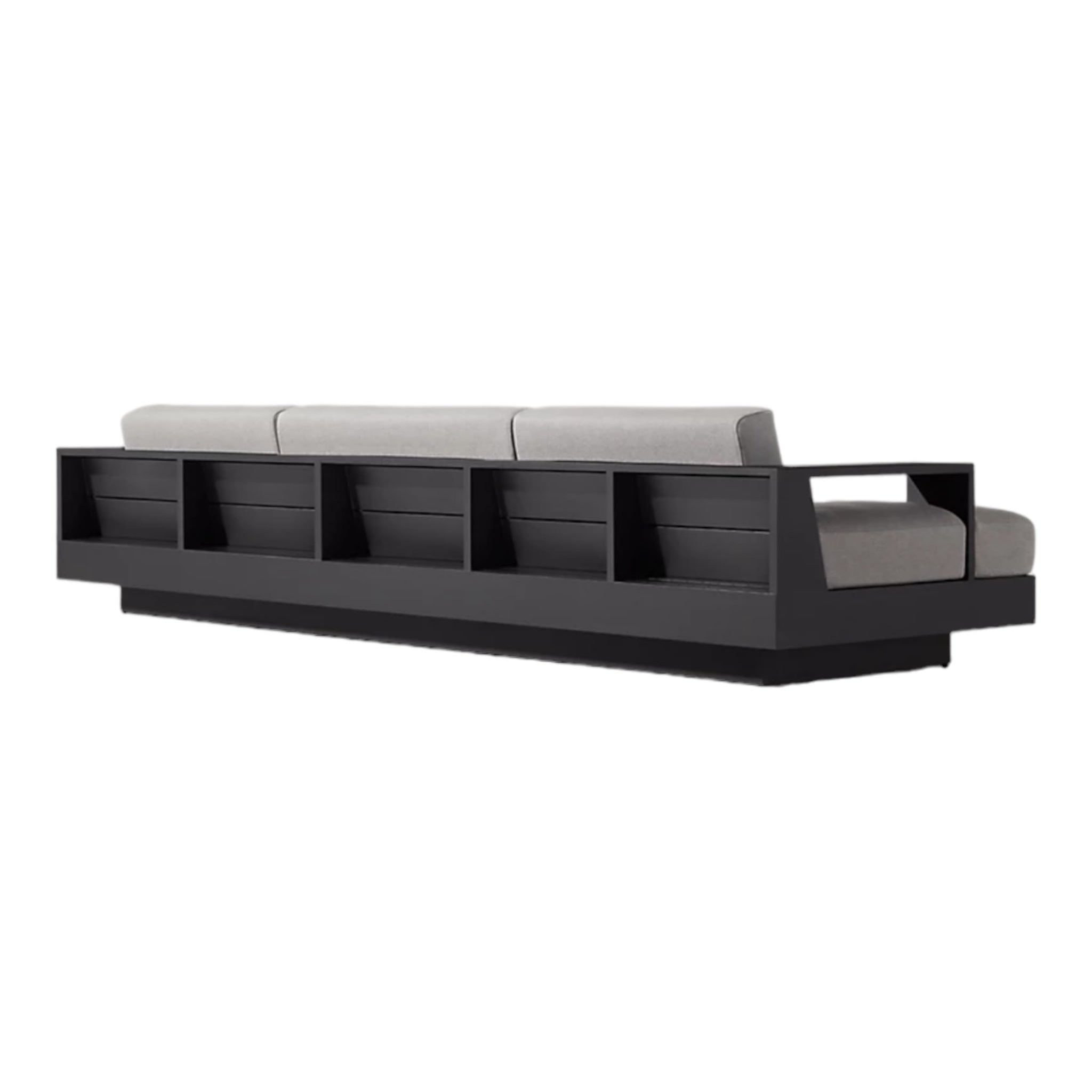 Grey Modern Aluminium “La Cala” Outdoor Sofa