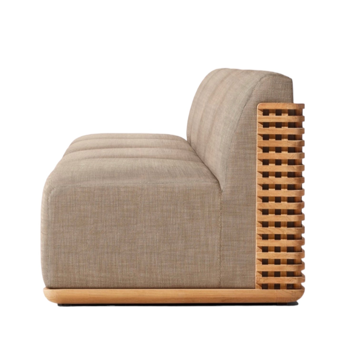 Woven Teak “Puerto” Outdoor Sofa