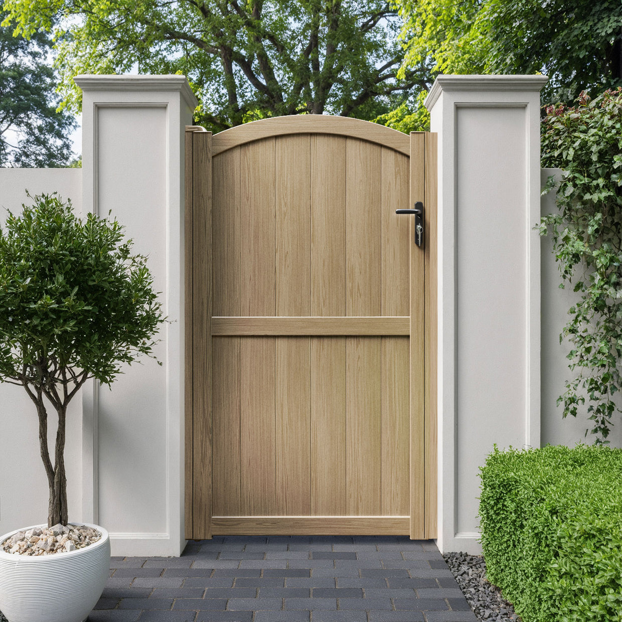 Heritage Aluminium High Curve Pedestrian Gate
