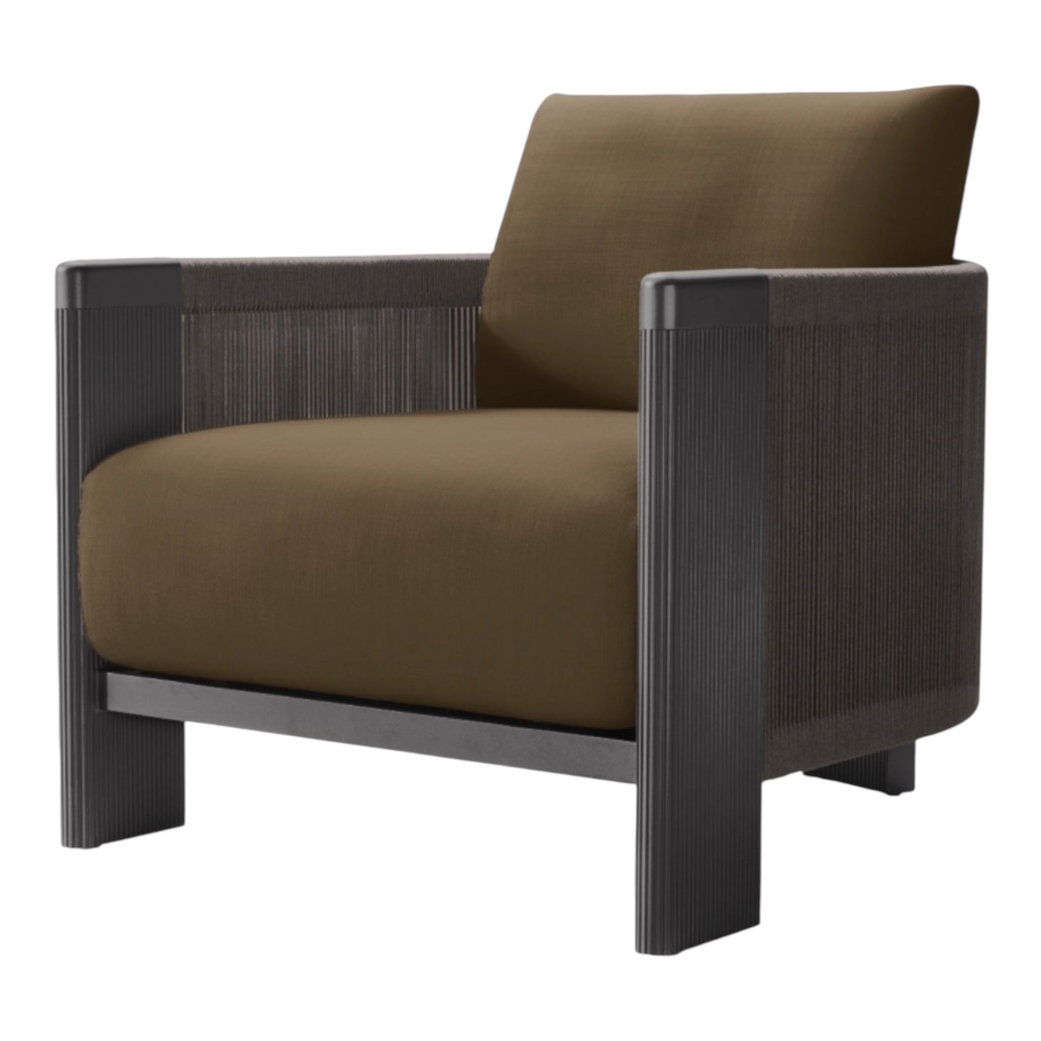 Black Aluminium “Vienna” Outdoor Chair