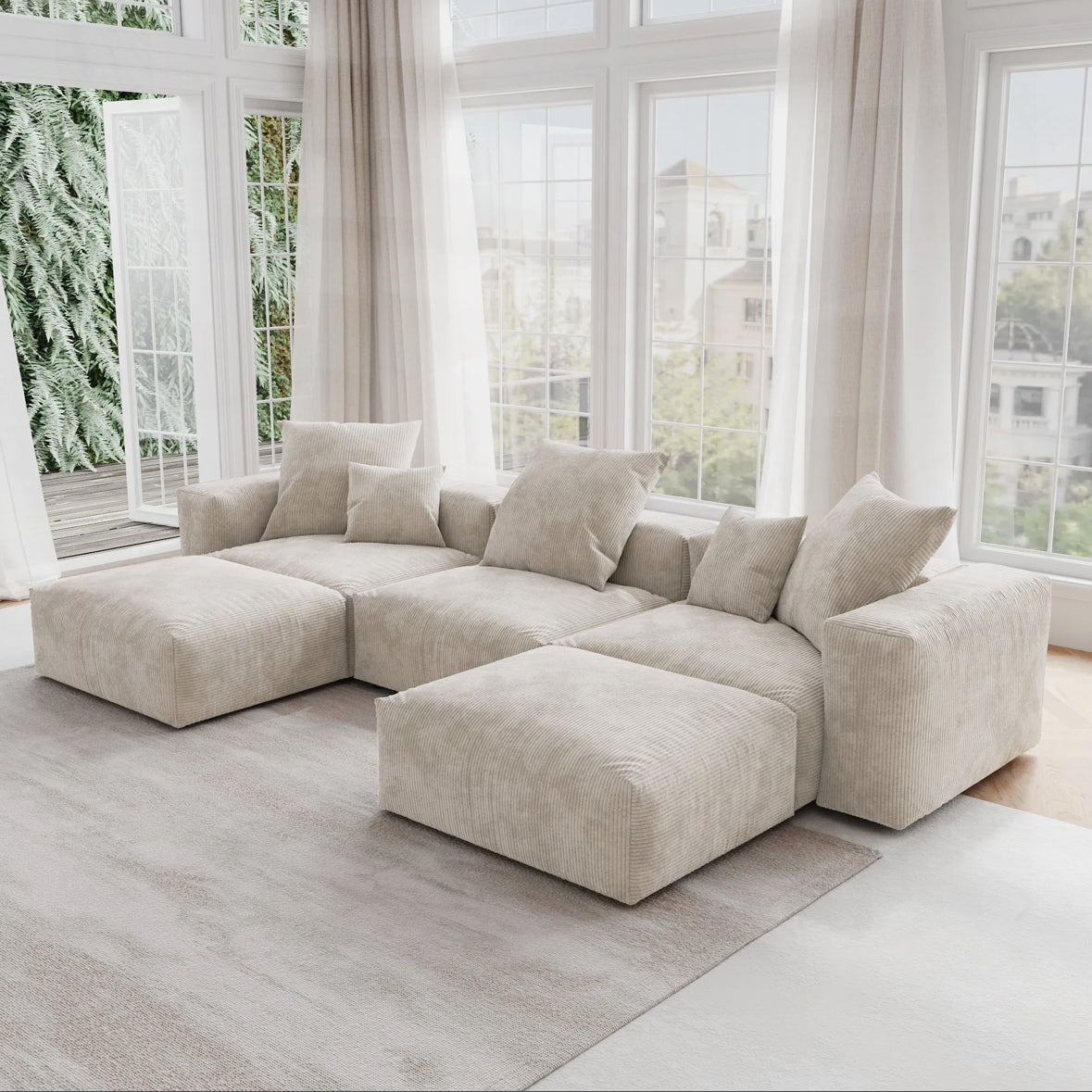 Phuket Petite Luxury U Shape Sofa