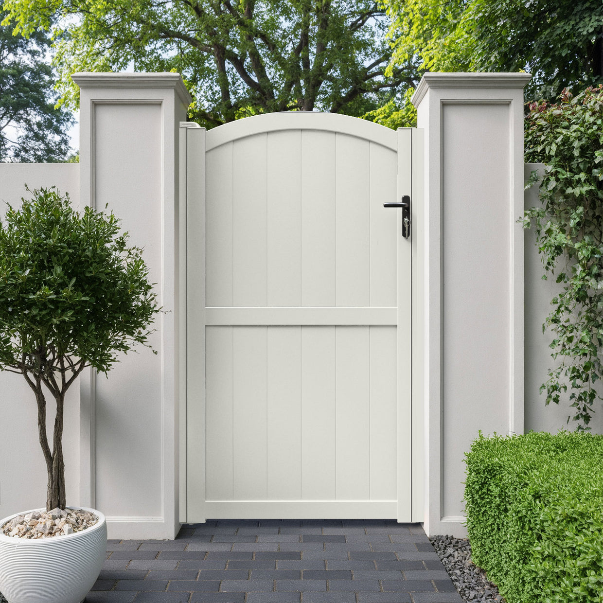Heritage Aluminium High Curve Pedestrian Gate