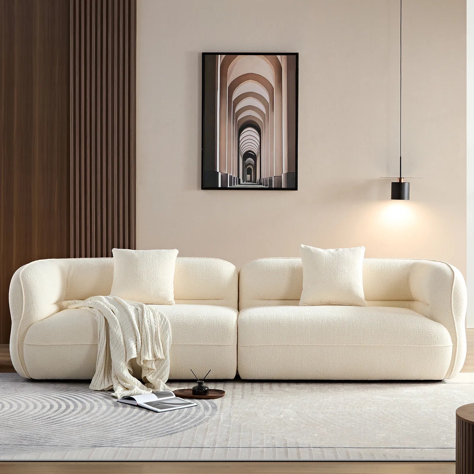 Curved Sydney 2 Seater Sofa