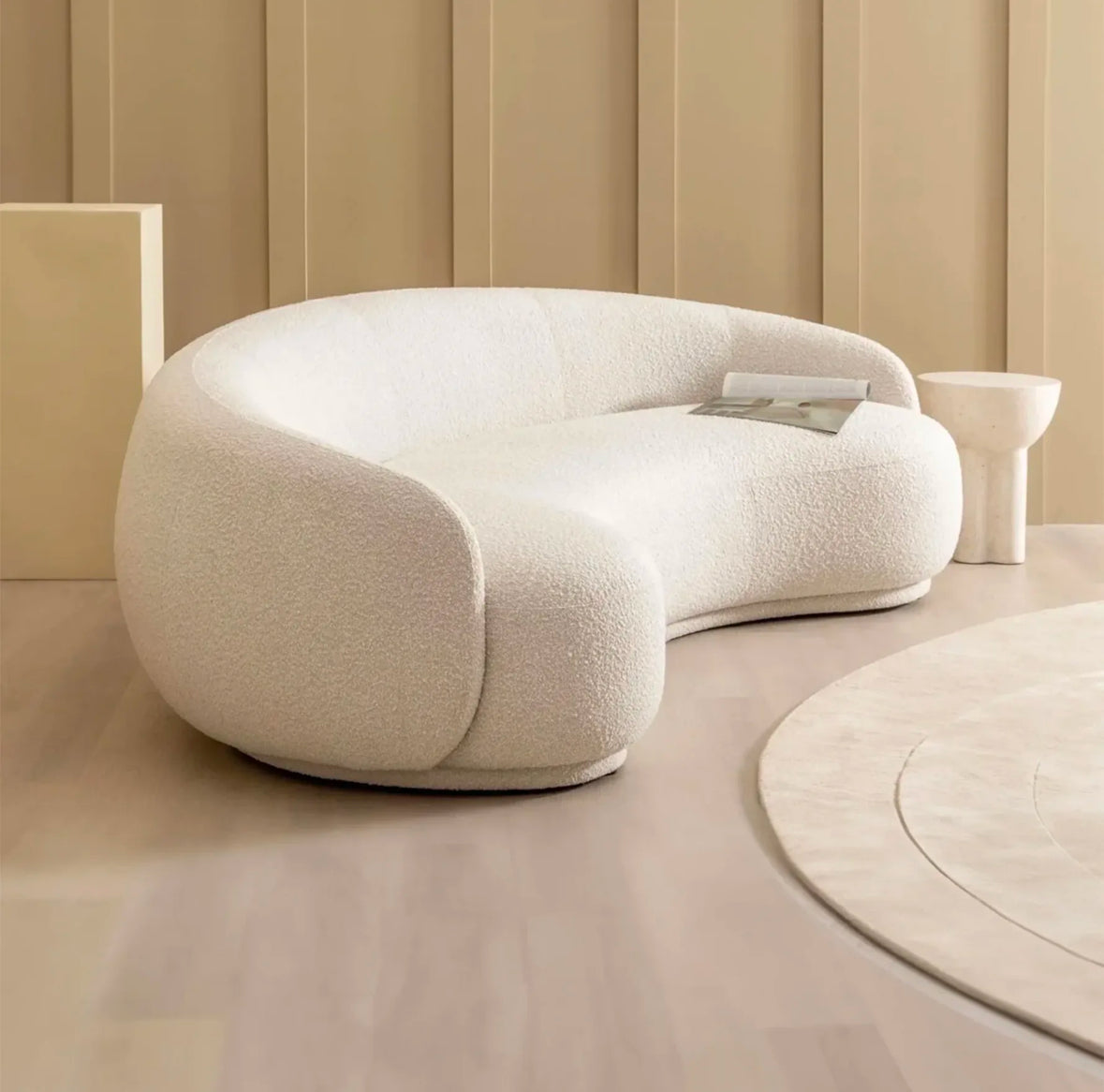 Iquitos Modern Curved Sofa