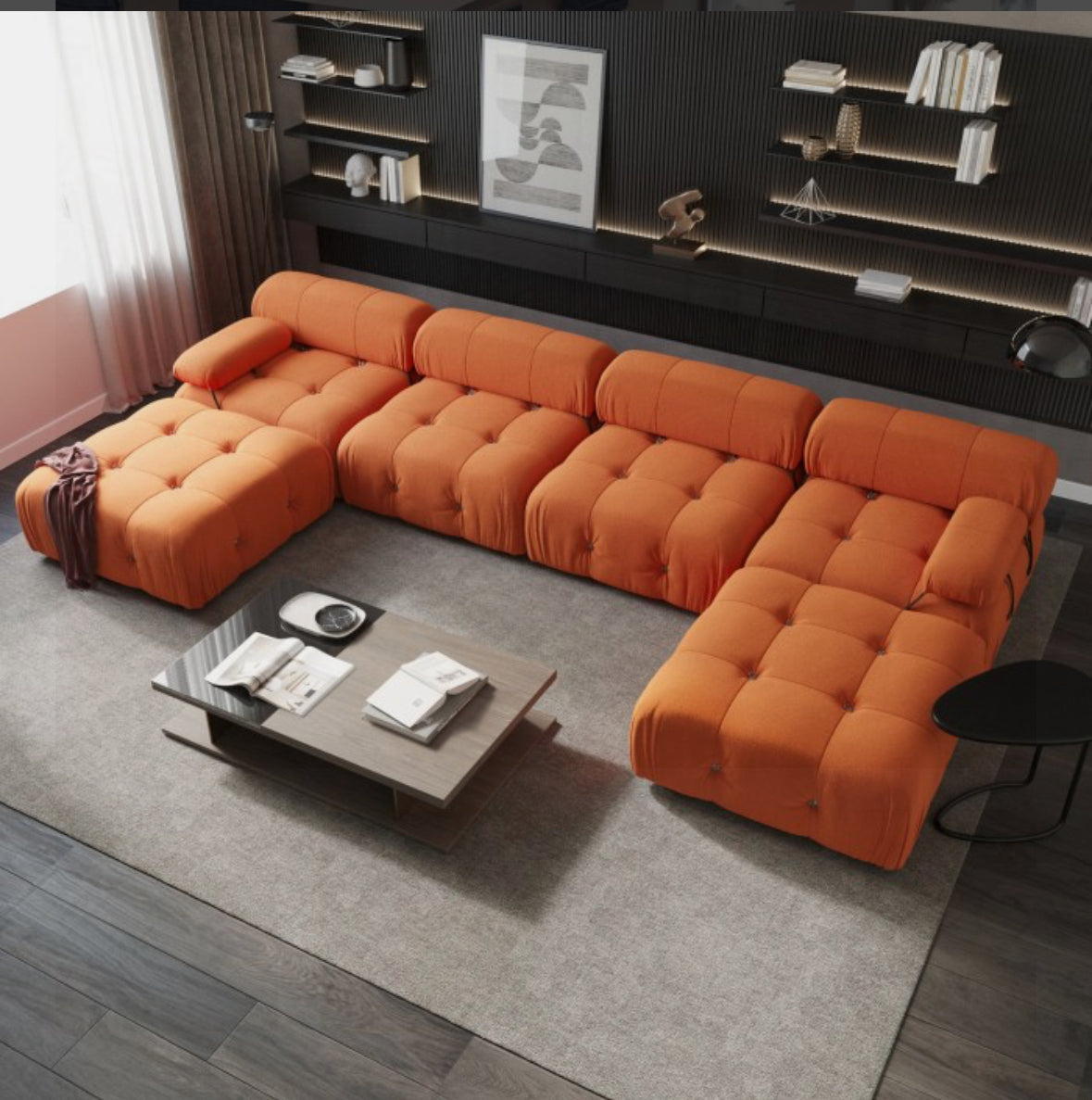 Luxury Malaga U Shape Sofa