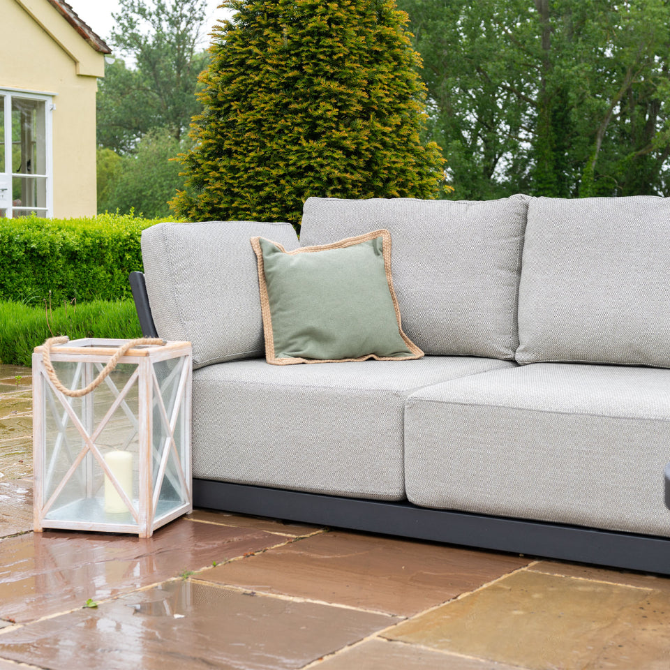 Como Aluminium Rope 2x 3 Seater Sofa Set