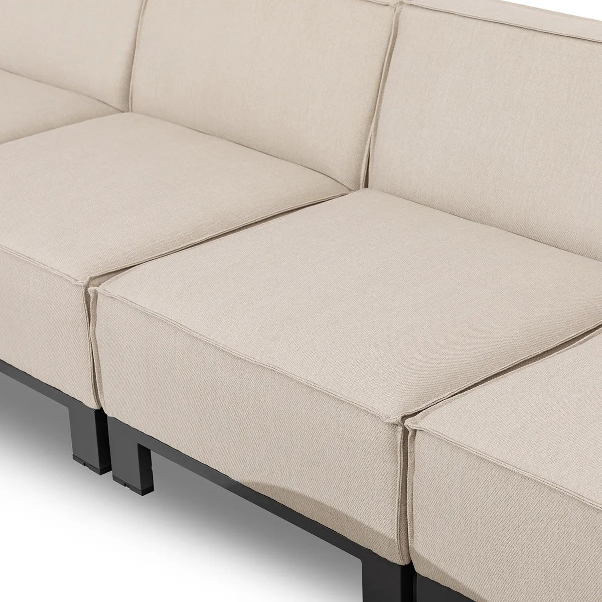 Lyon Aluminium Medium Corner Sofa Set