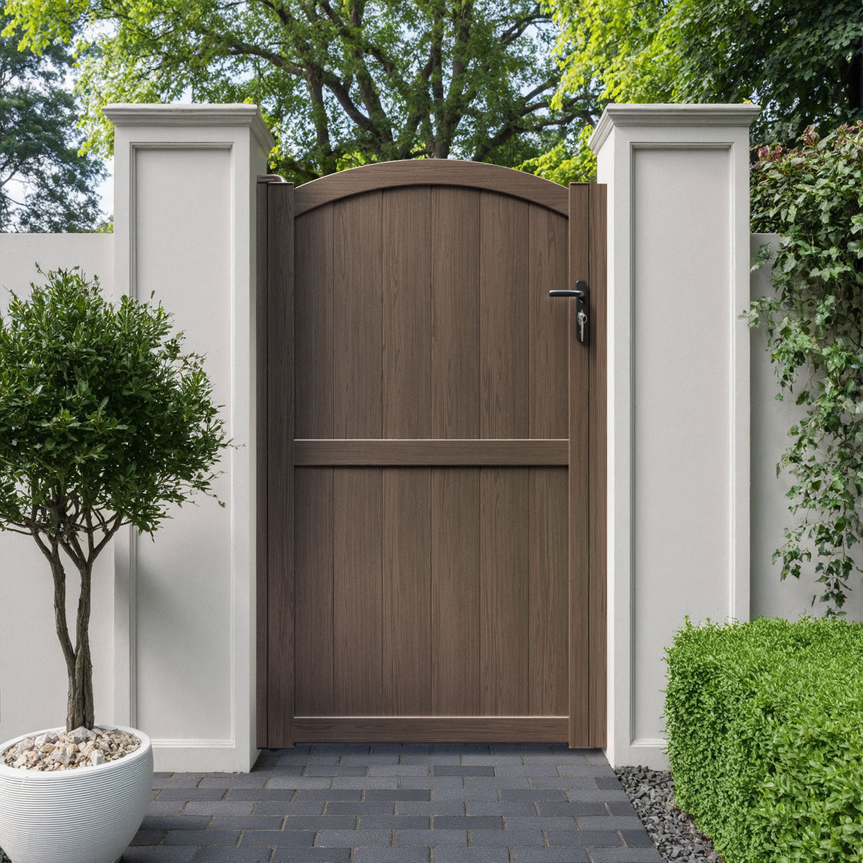 Heritage Aluminium High Curve Pedestrian Gate