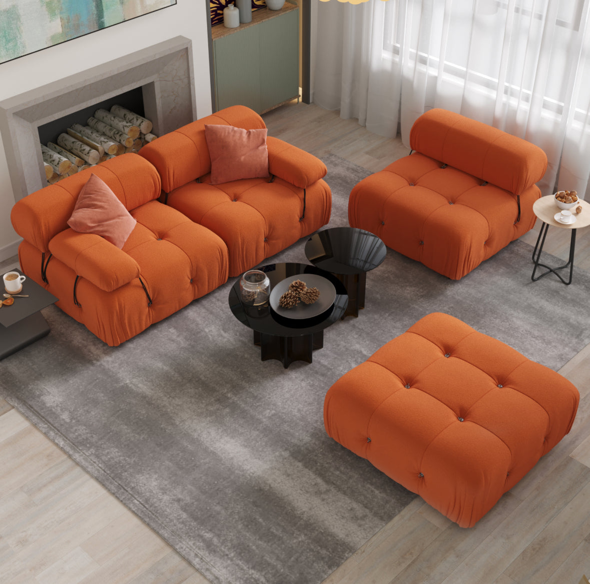 Luxury Malaga L Shape Sofa