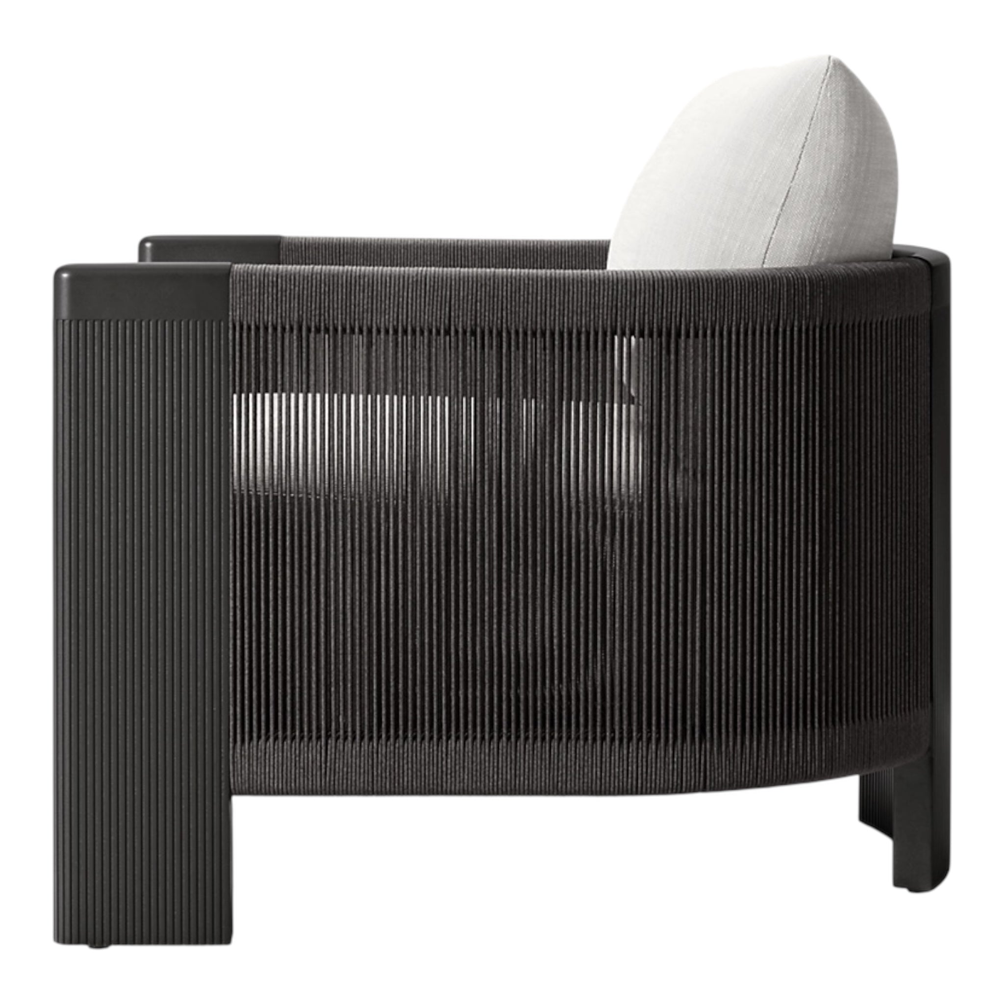 Black Aluminium “Vienna” Outdoor Chair