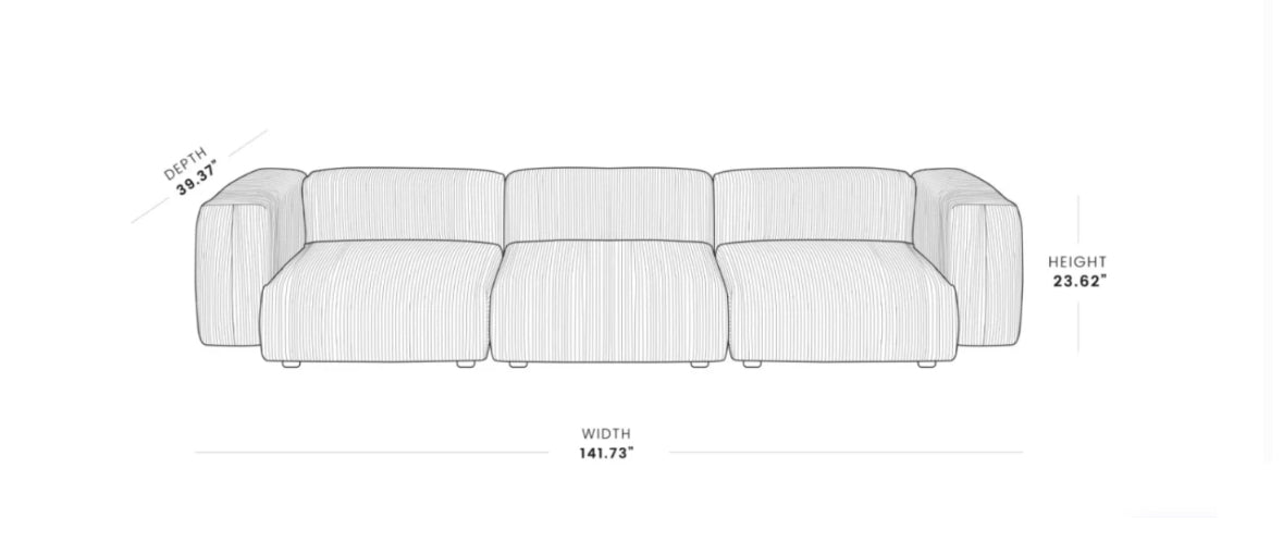Phuket 3 Seater Sofa