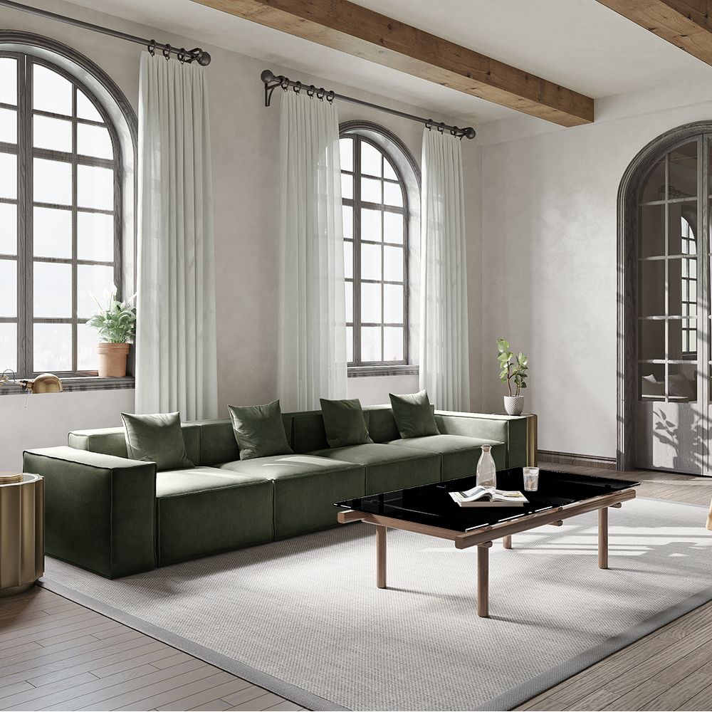 Modern Lisbon 4 Seater Sofa