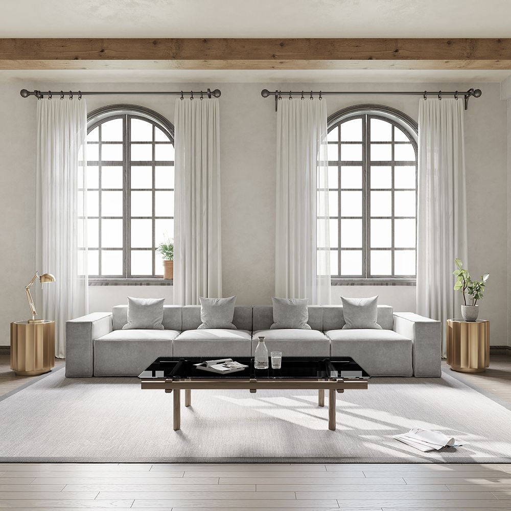 Modern Lisbon 4 Seater Sofa
