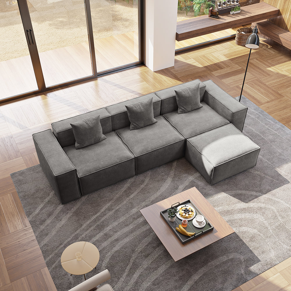 Modern Lisbon 3 Seater Sofa