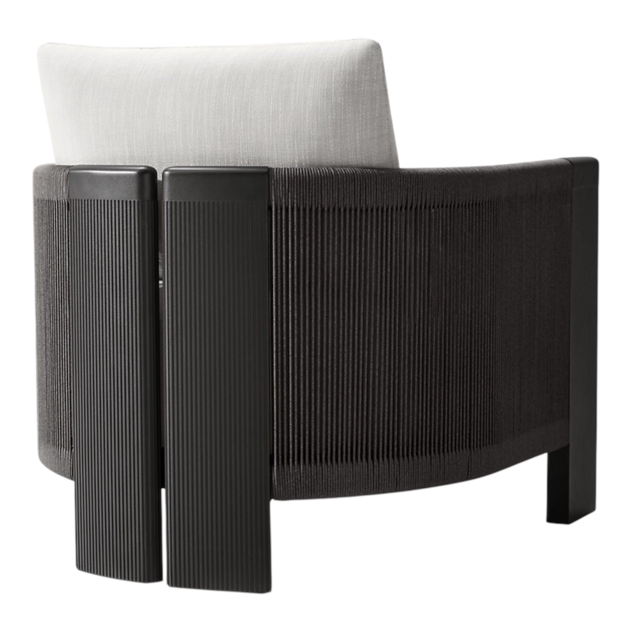 Black Aluminium “Vienna” Outdoor Chair