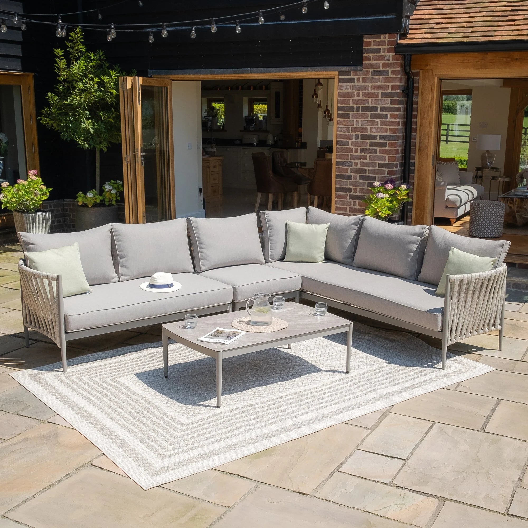 Bali Outdoor Deluxe Corner Sofa Set