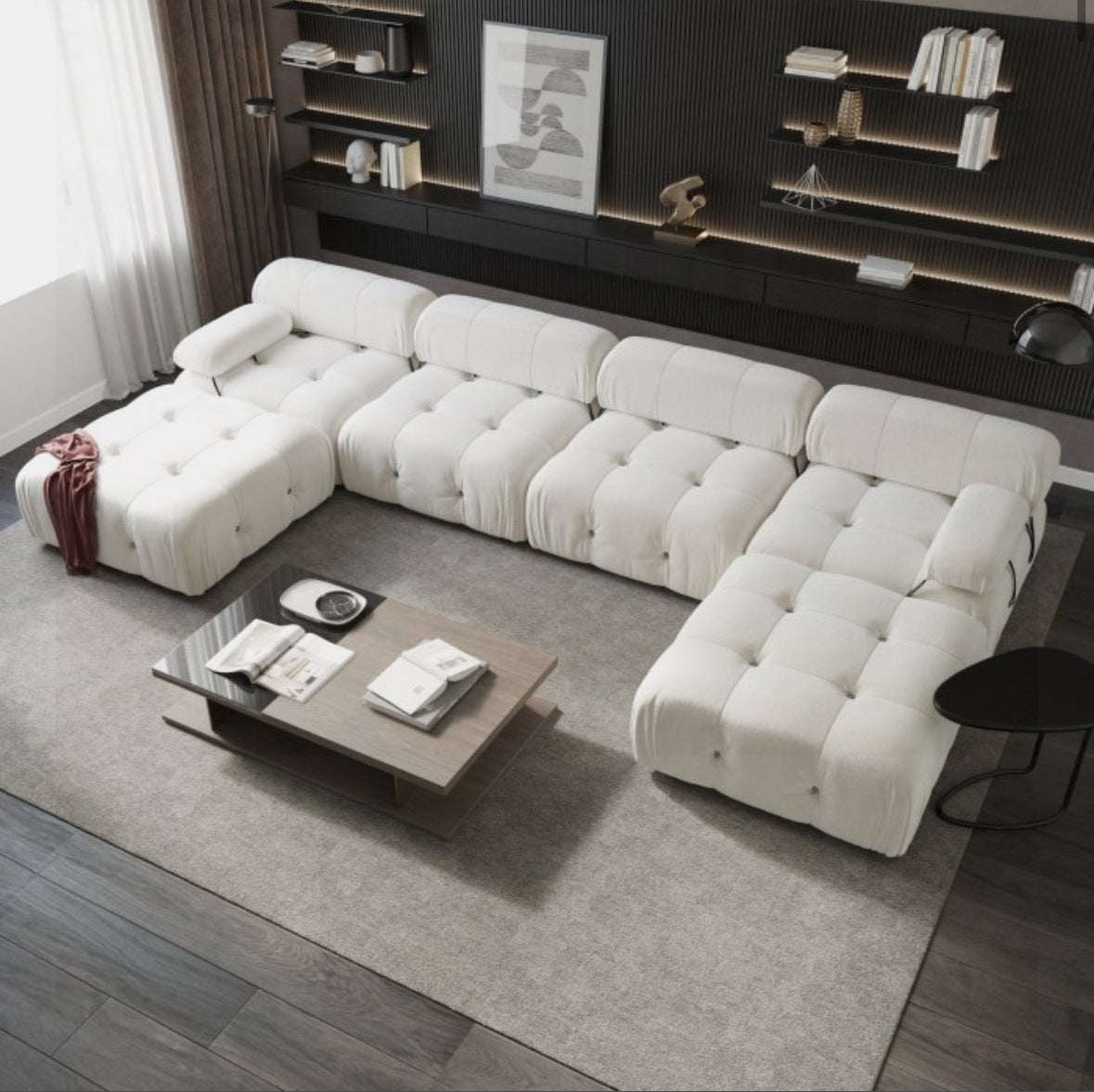 Luxury Malaga U Shape Sofa