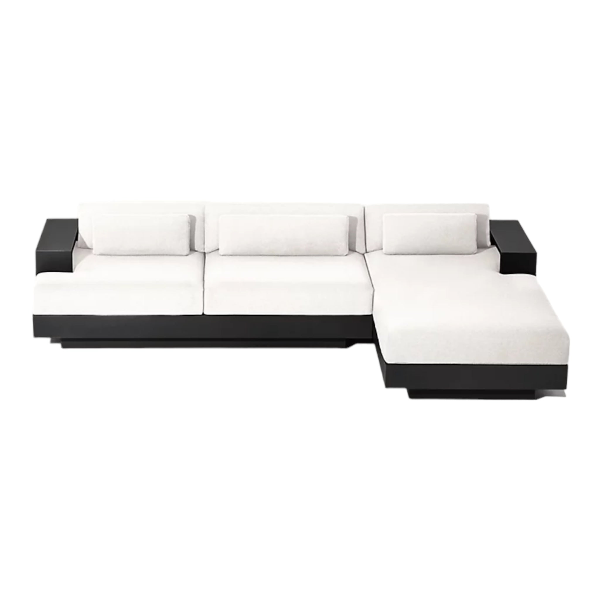 Modern Aluminium “La Cala” Outdoor Sofa With Daybed