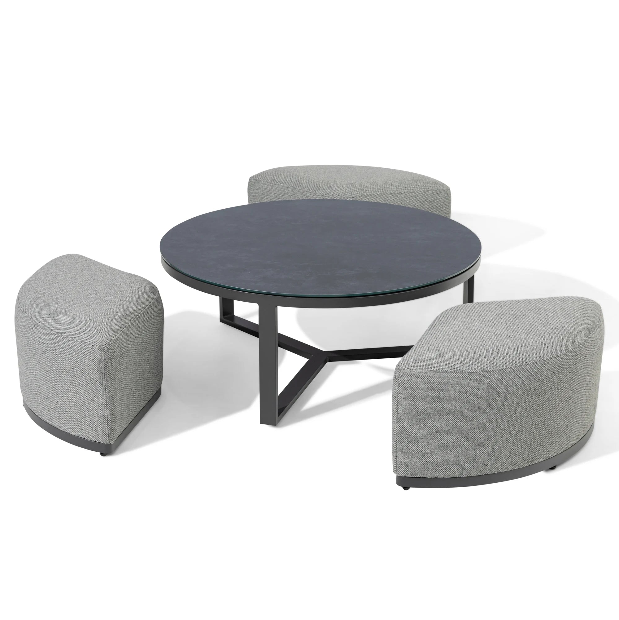 Lyon Aluminium Medium Corner Sofa Set