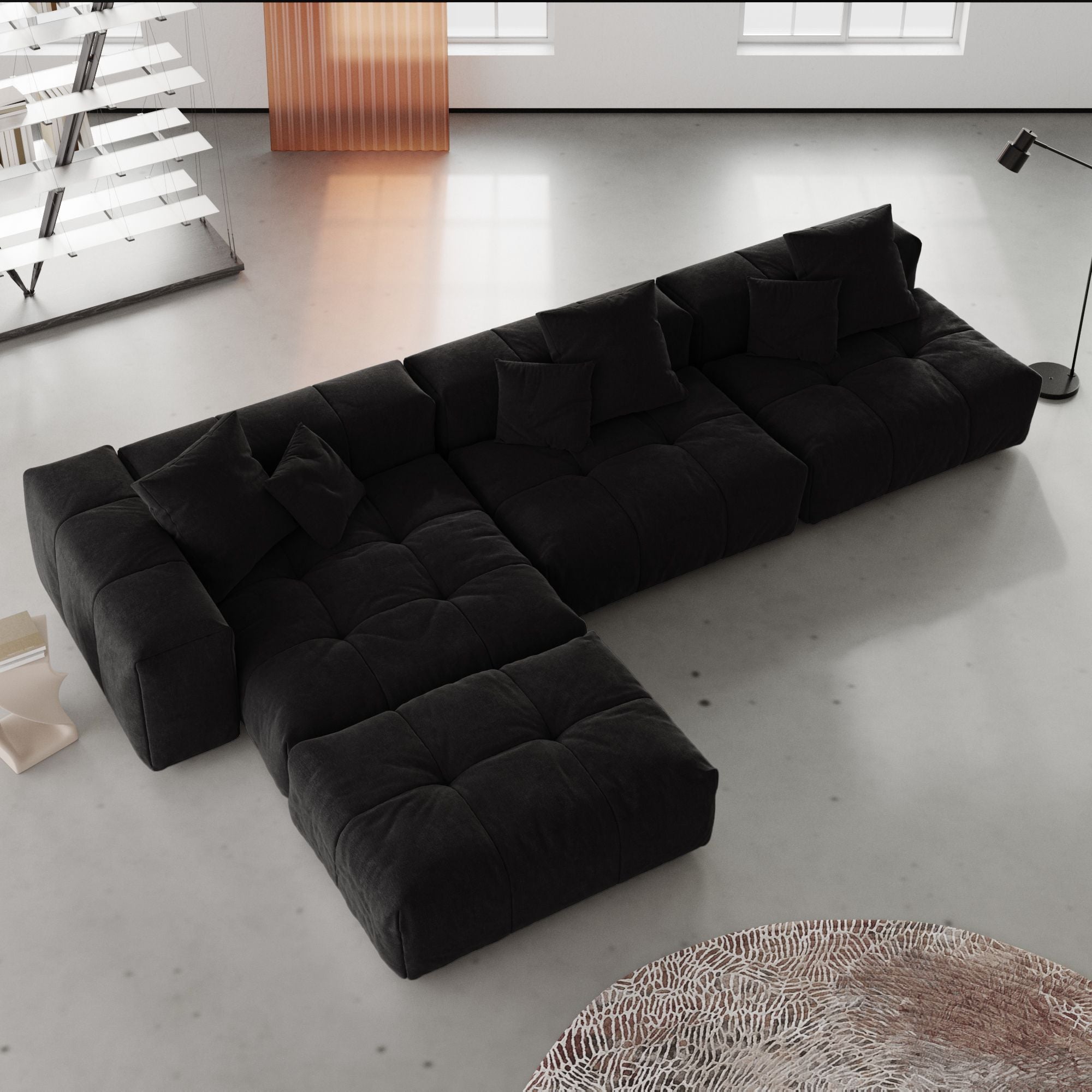 Helsinki Style L Shape Sofa