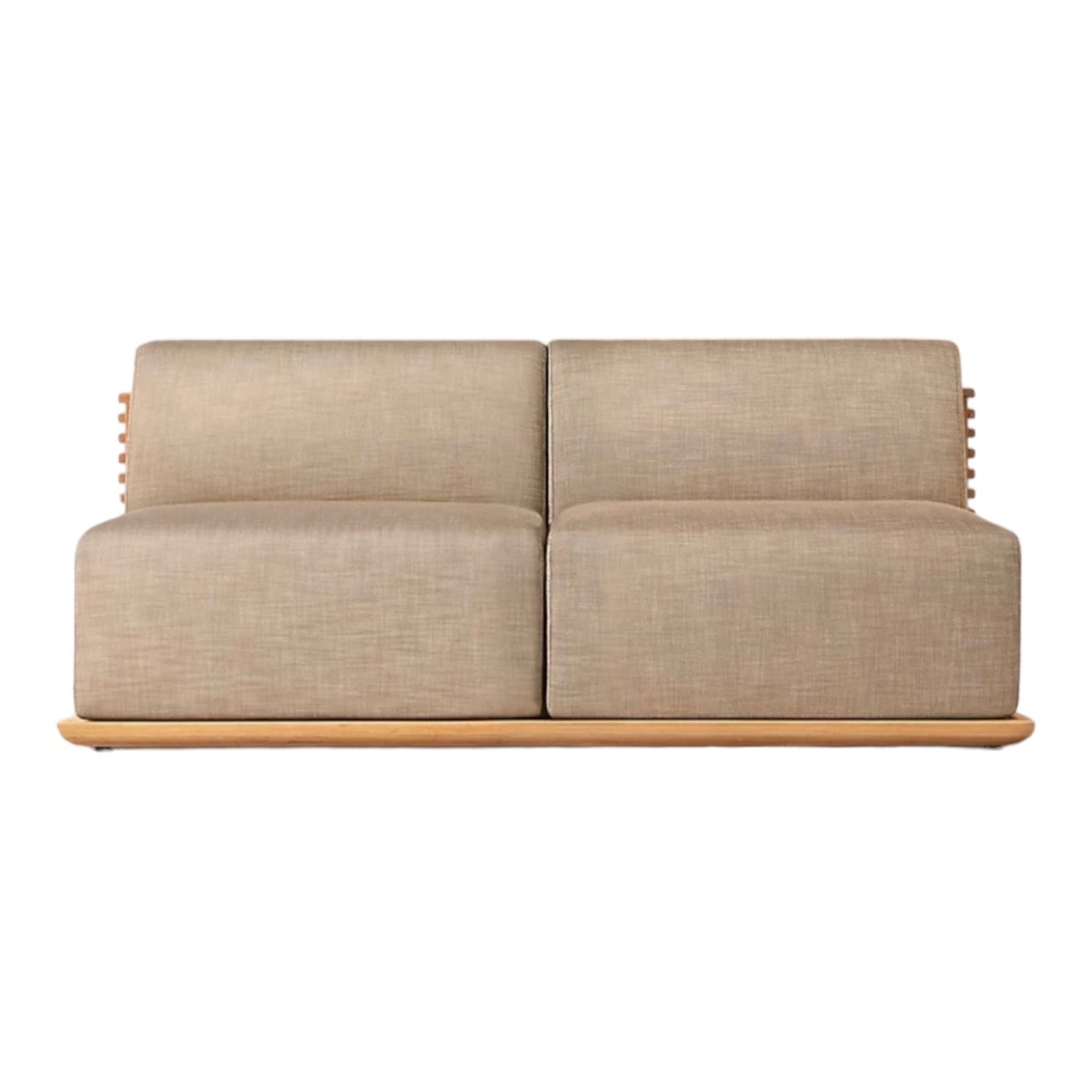 Woven Teak “Puerto” Outdoor Sofa