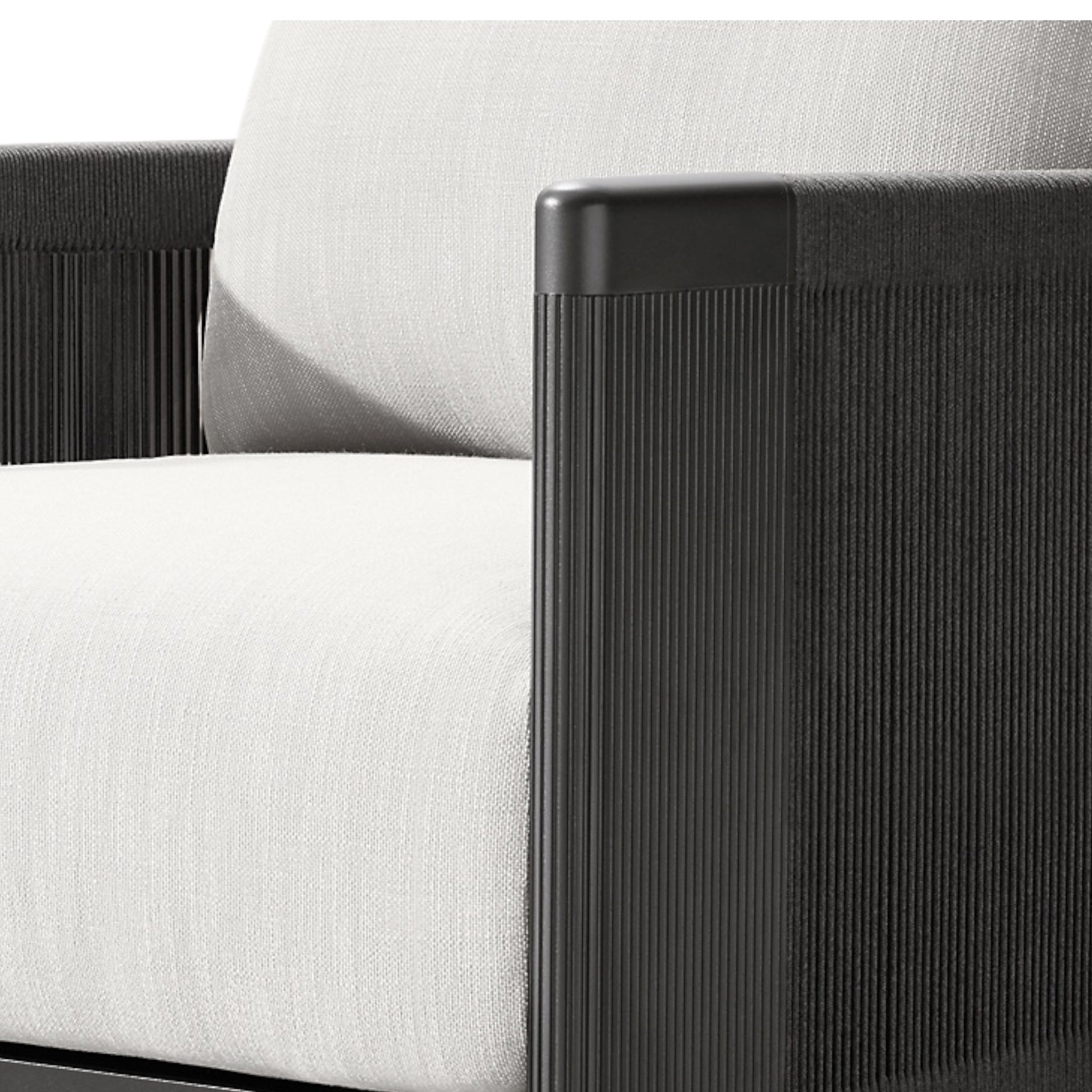Black Aluminium “Vienna” Outdoor Chair
