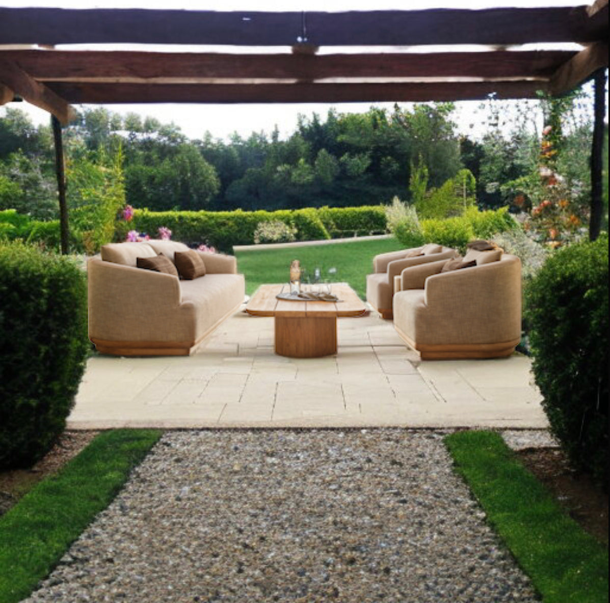 Outdoor Teak “Toledo” Coffee Table