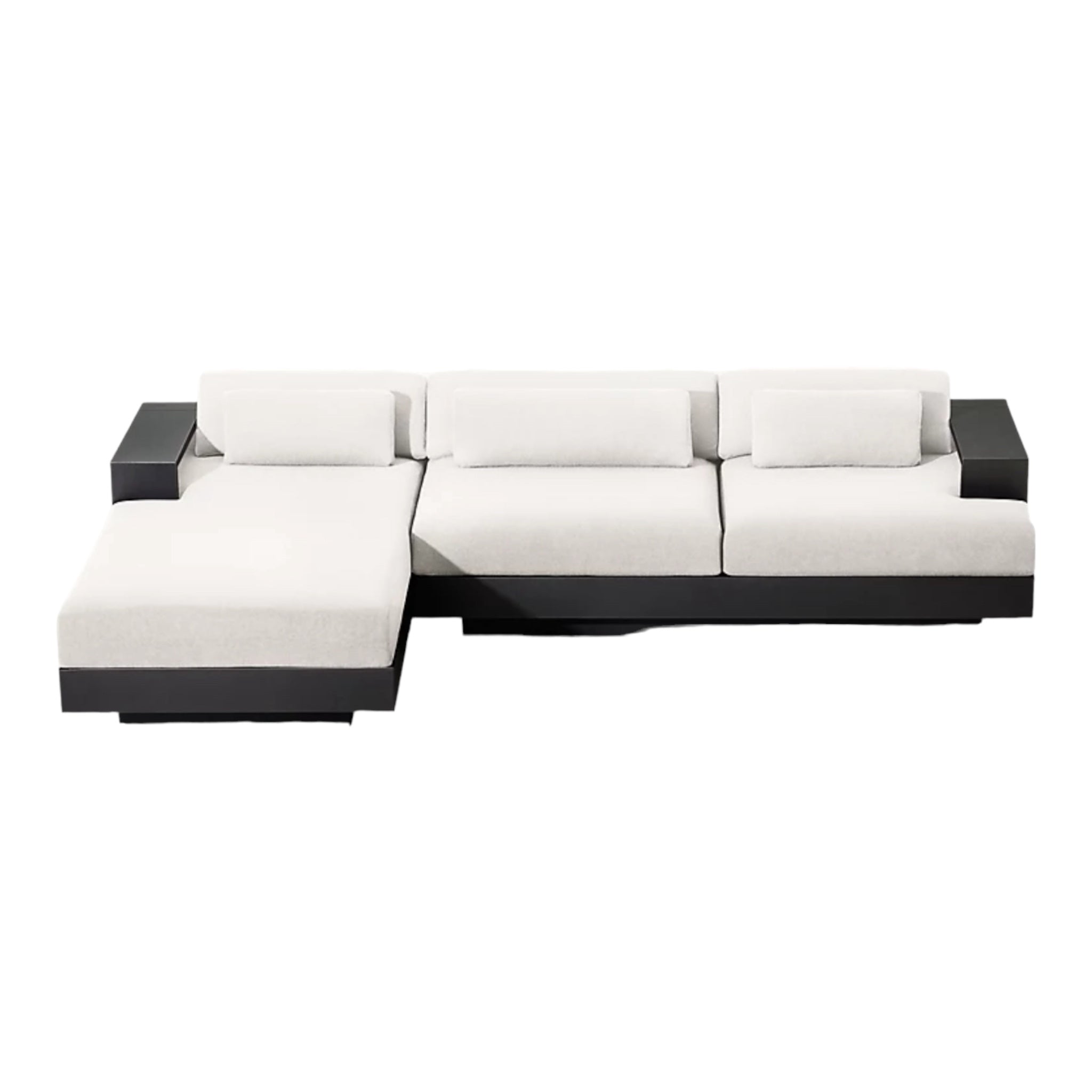 Modern Aluminium “La Cala” Outdoor Sofa With Daybed