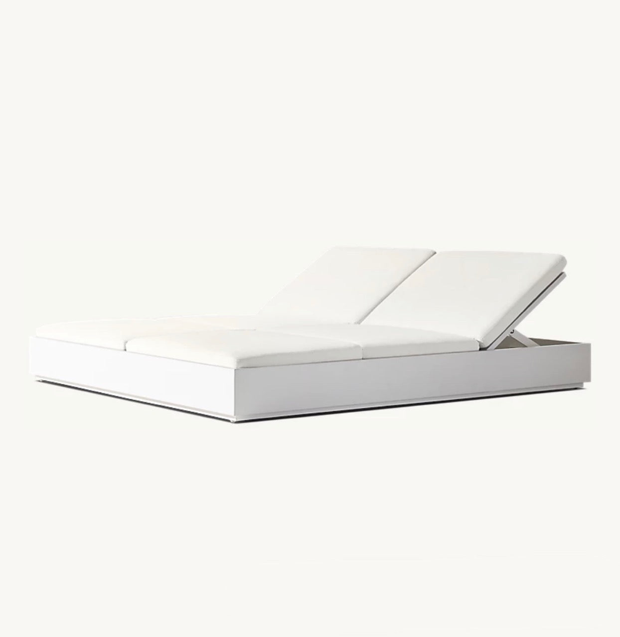 White Aluminium “Santorini” Dual Day Bed