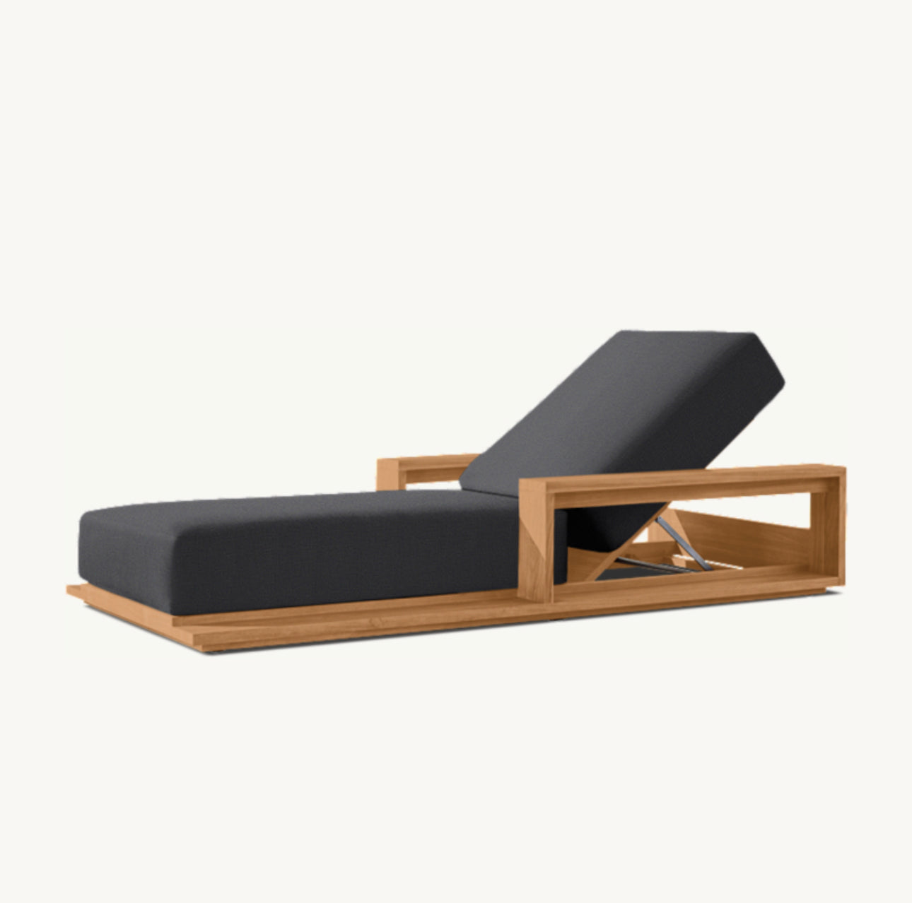 Luxury Teak “Oslo” Outdoor Lounge Chair