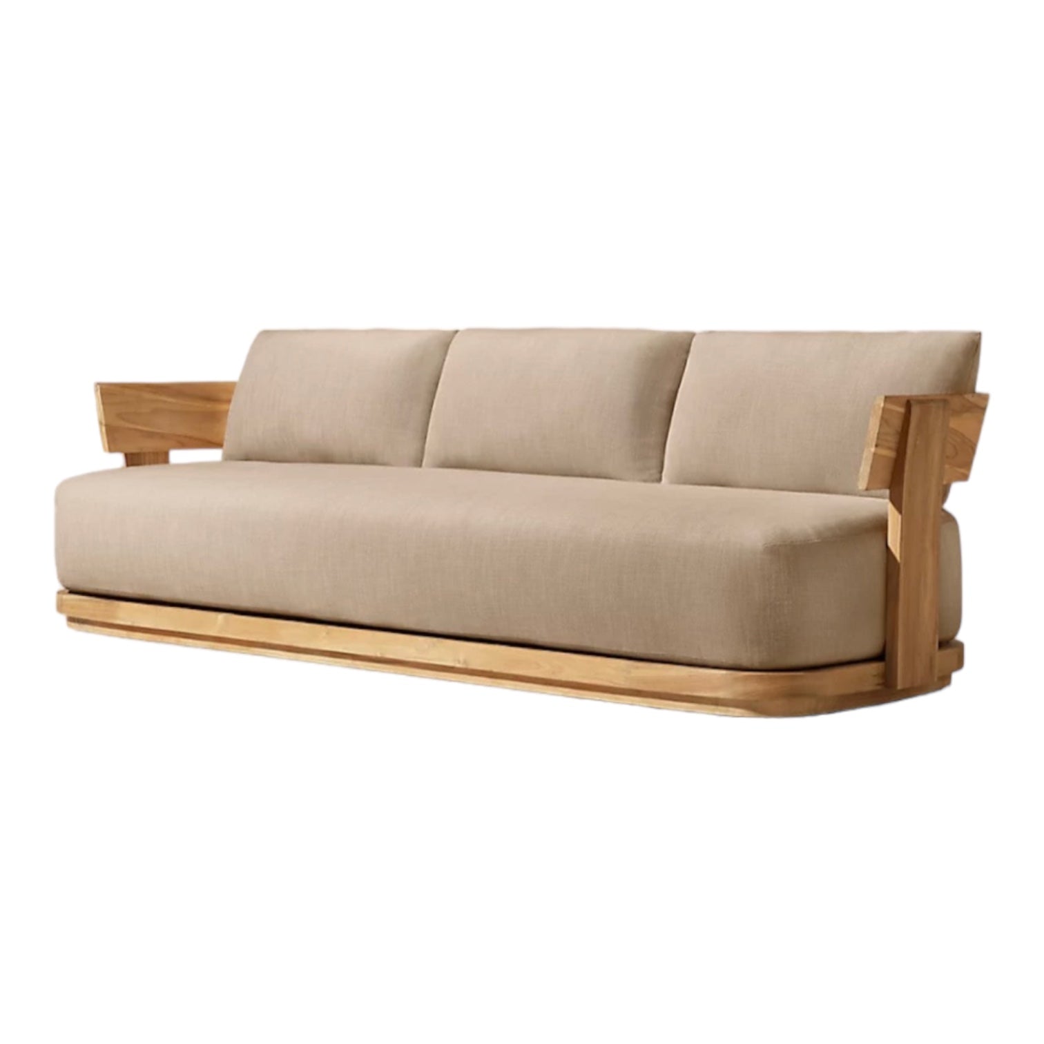 Luxury Teak “Celona” Outdoor Straight Sofa