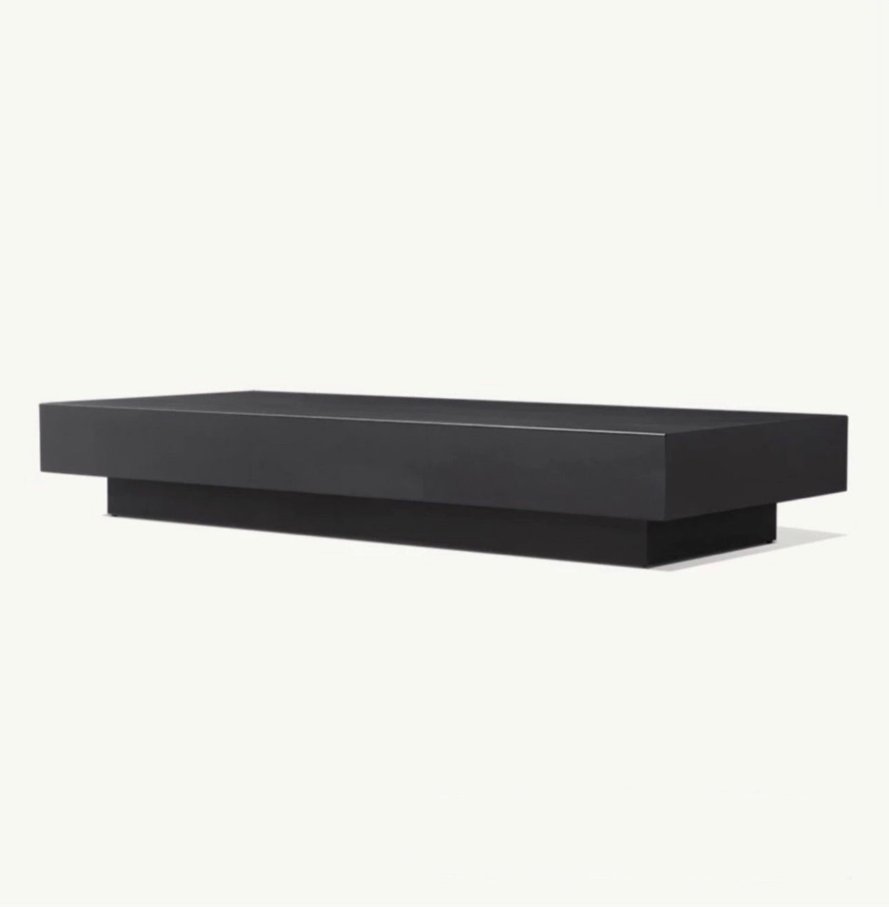 Modern Aluminium “La Cala” Rectangle Coffee Table