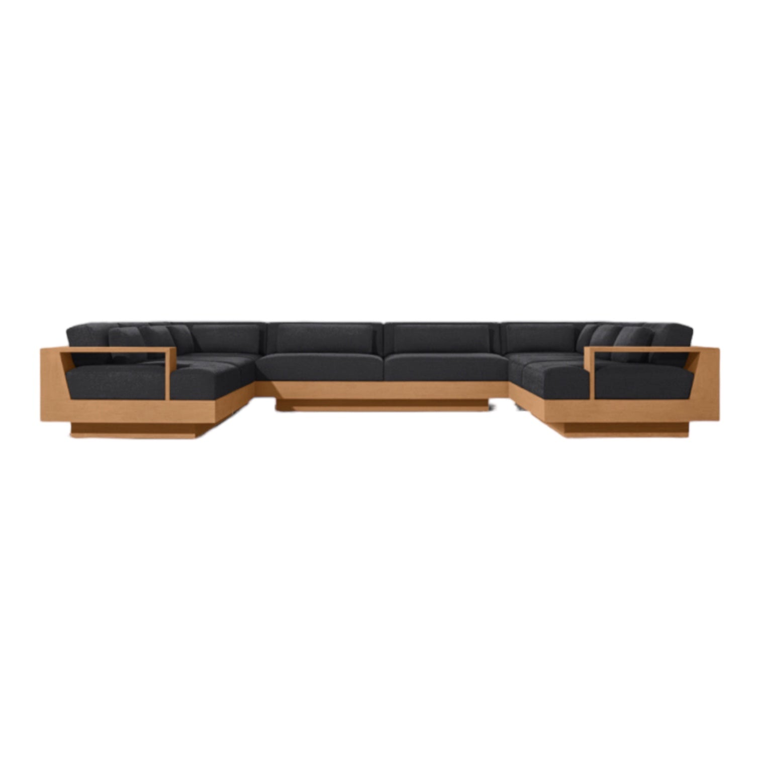 Modern Teak “La Cala” U Shape Outdoor Sofa