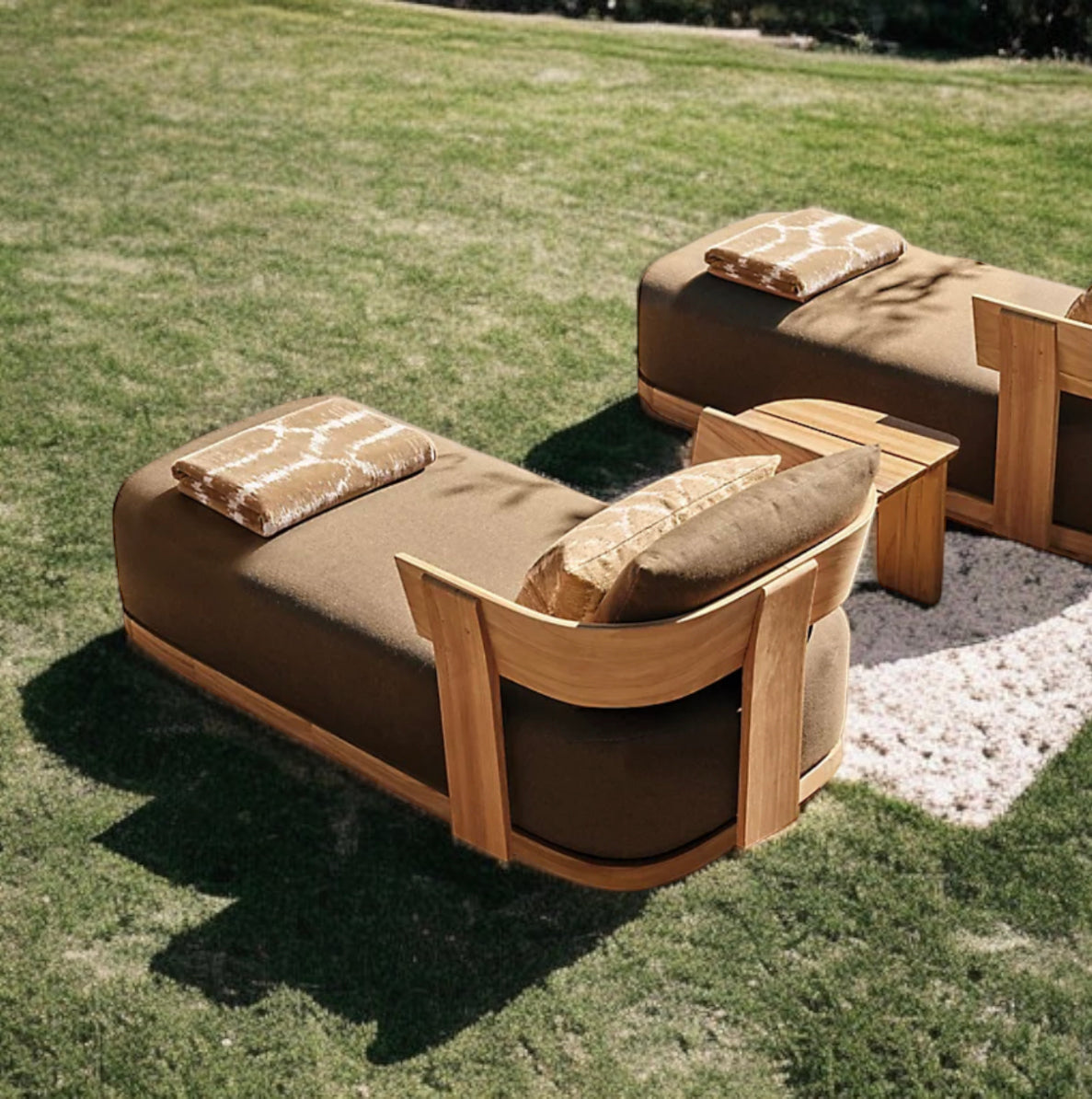 Luxury Teak “Celona” Outdoor Day Bed