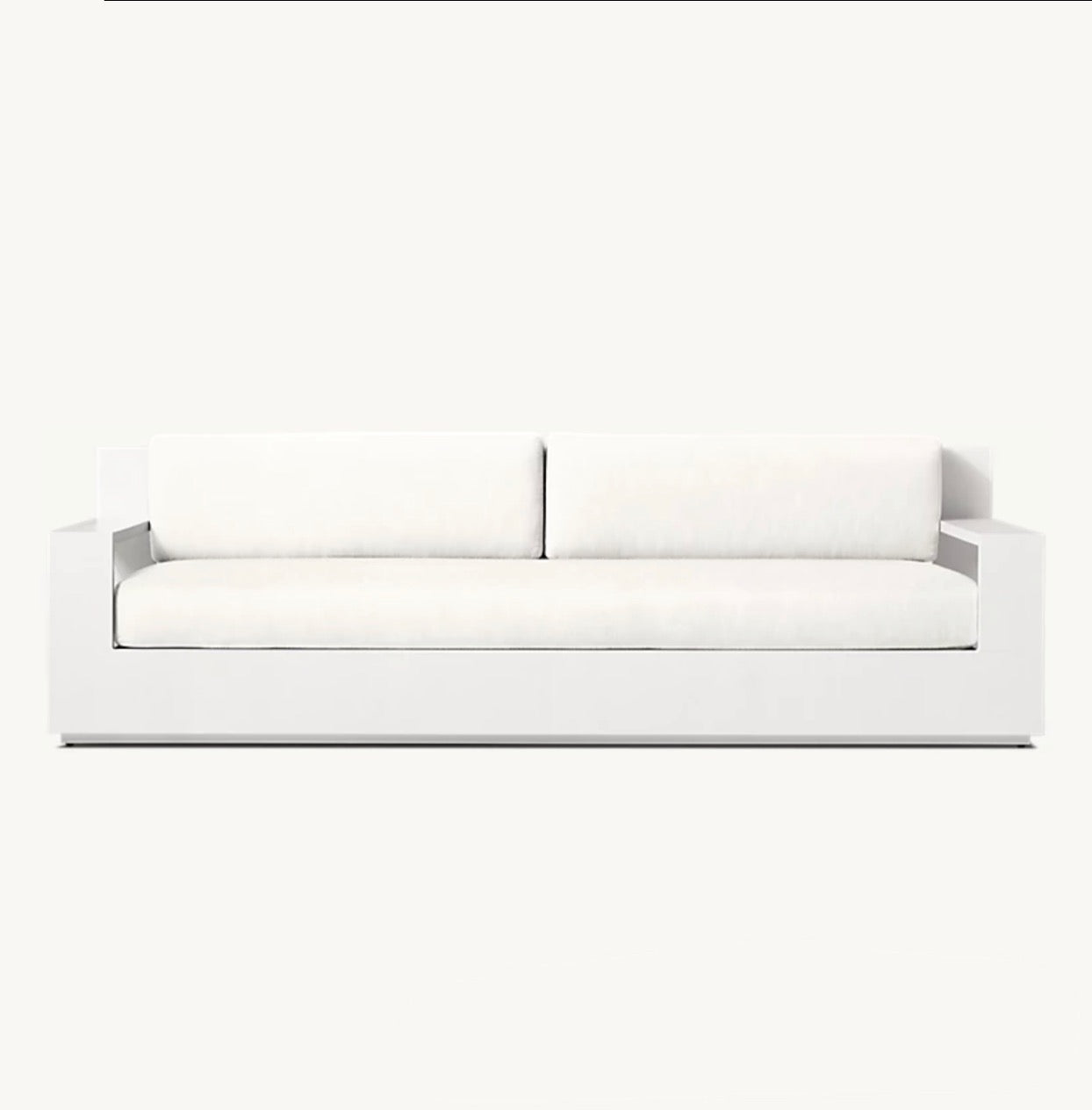 White Aluminium“Santorini” Cala Outdoor Sofa