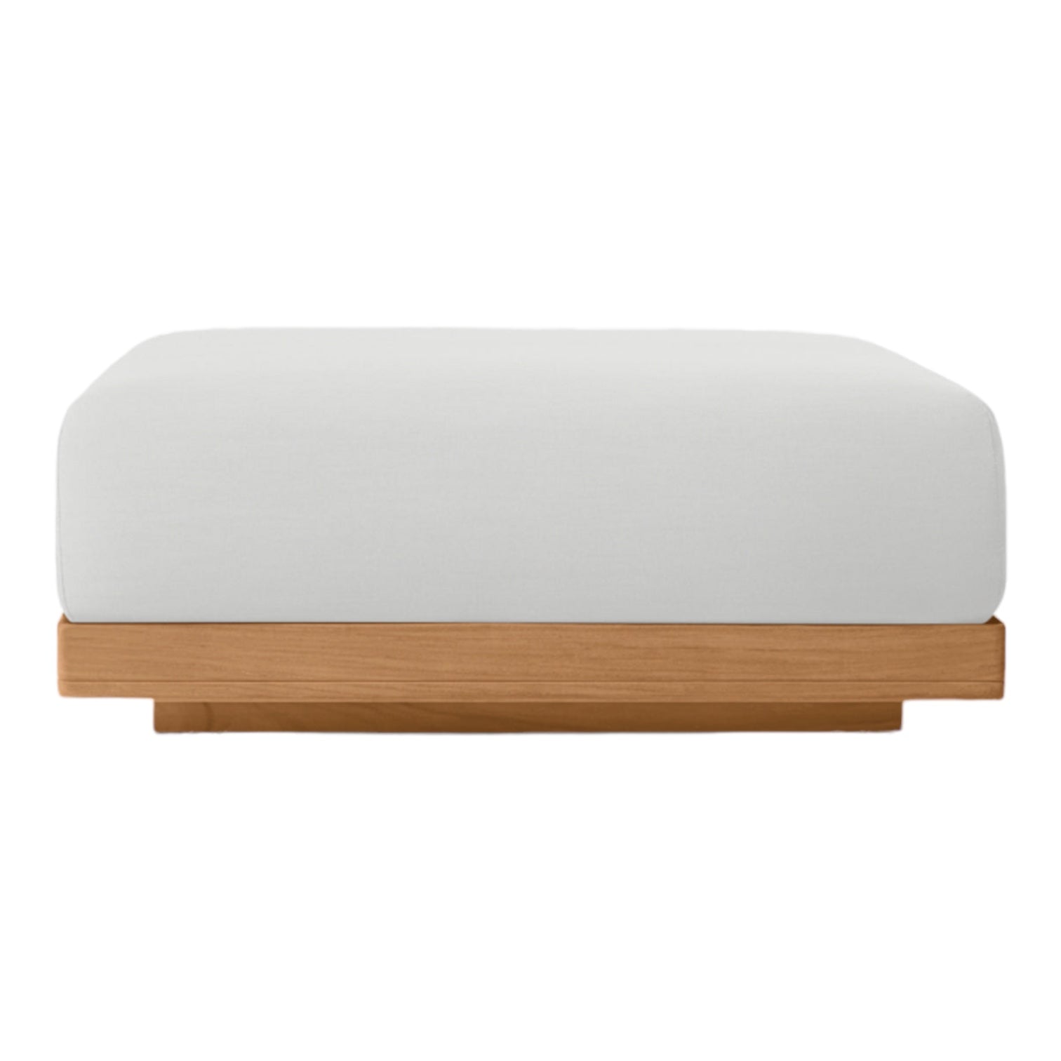 Ultra Modern Teak “Rio” Foot Stool