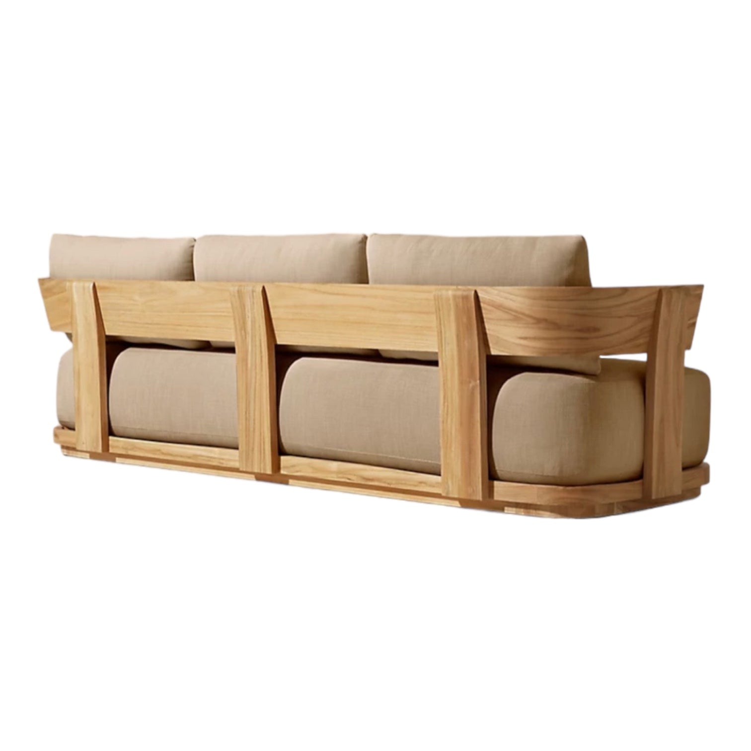 Luxury Teak “Celona” Outdoor Straight Sofa