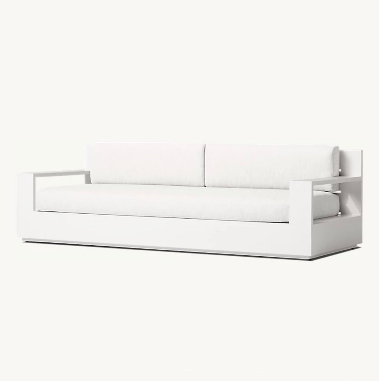 White Aluminium“Santorini” Cala Outdoor Sofa