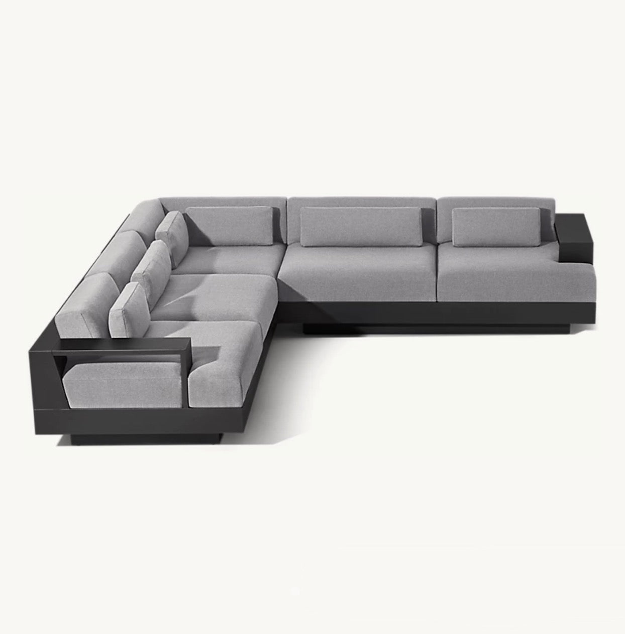 Modern Aluminium “La Cala” Outdoor Corner Sofa