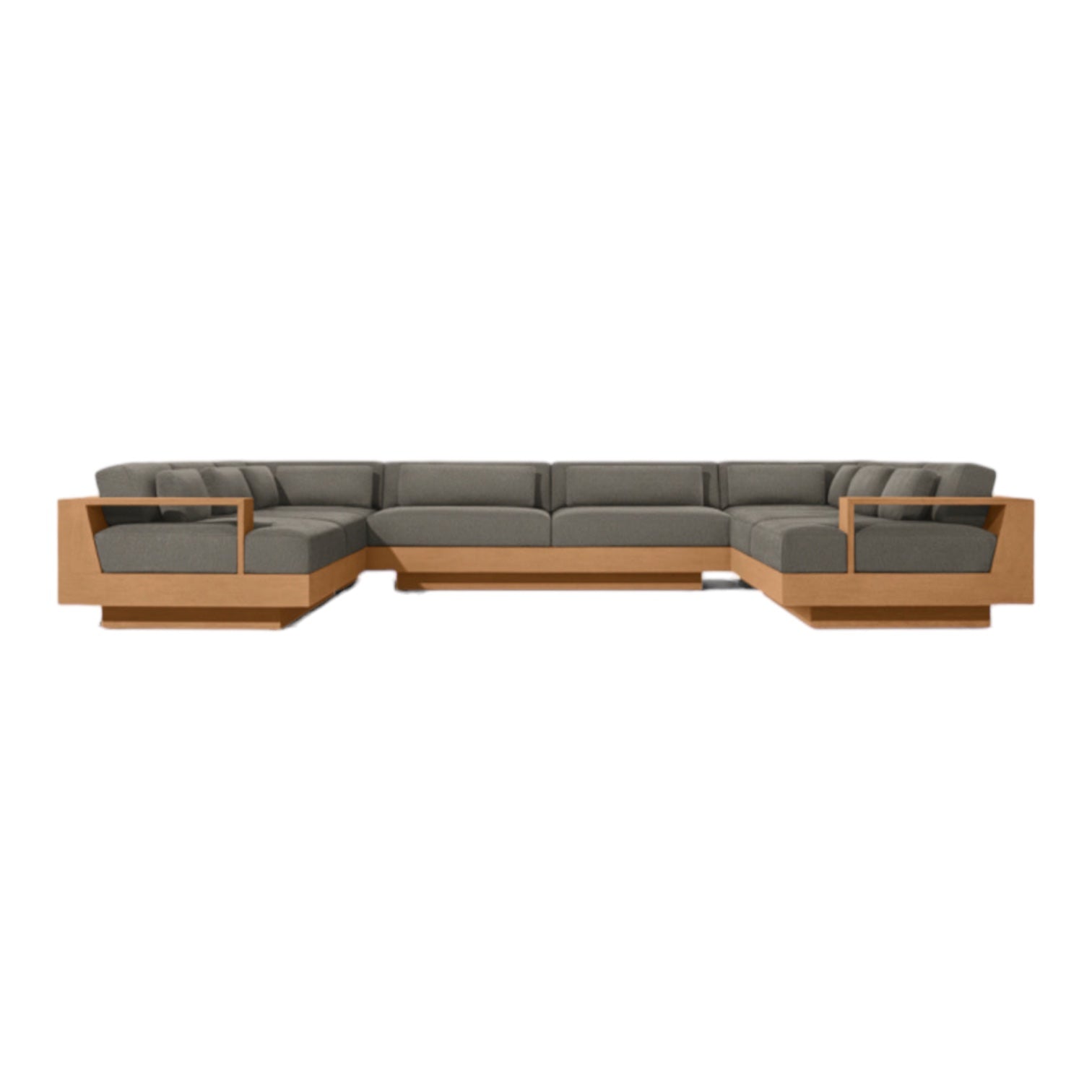 Modern Teak “La Cala” U Shape Outdoor Sofa