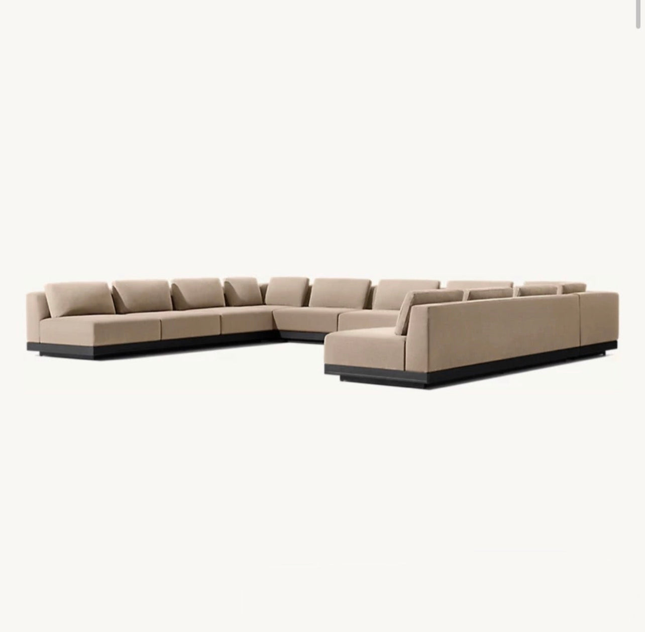 Ultra Modern “Rio” Outdoor U Shape Sofa