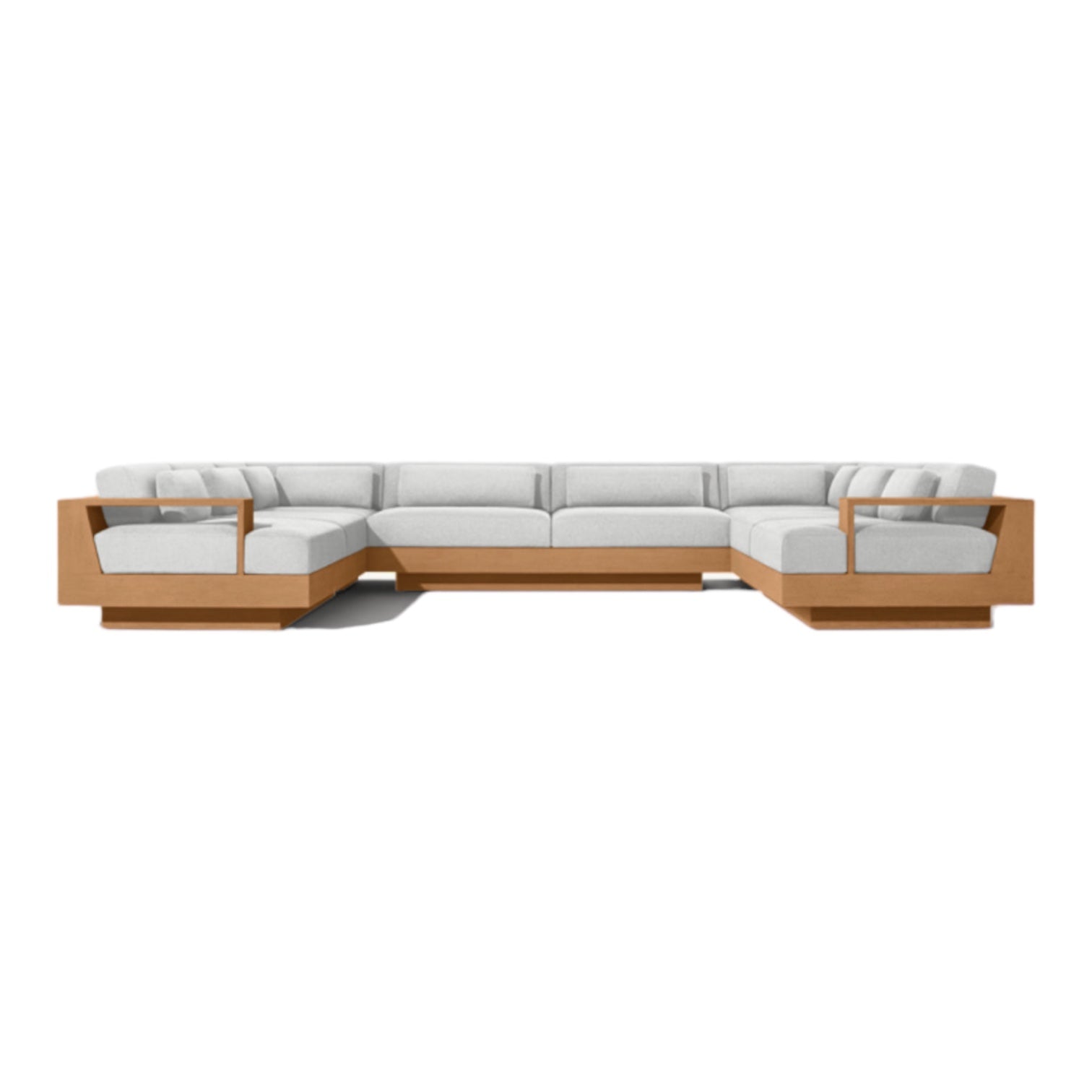 Modern Teak “La Cala” U Shape Outdoor Sofa