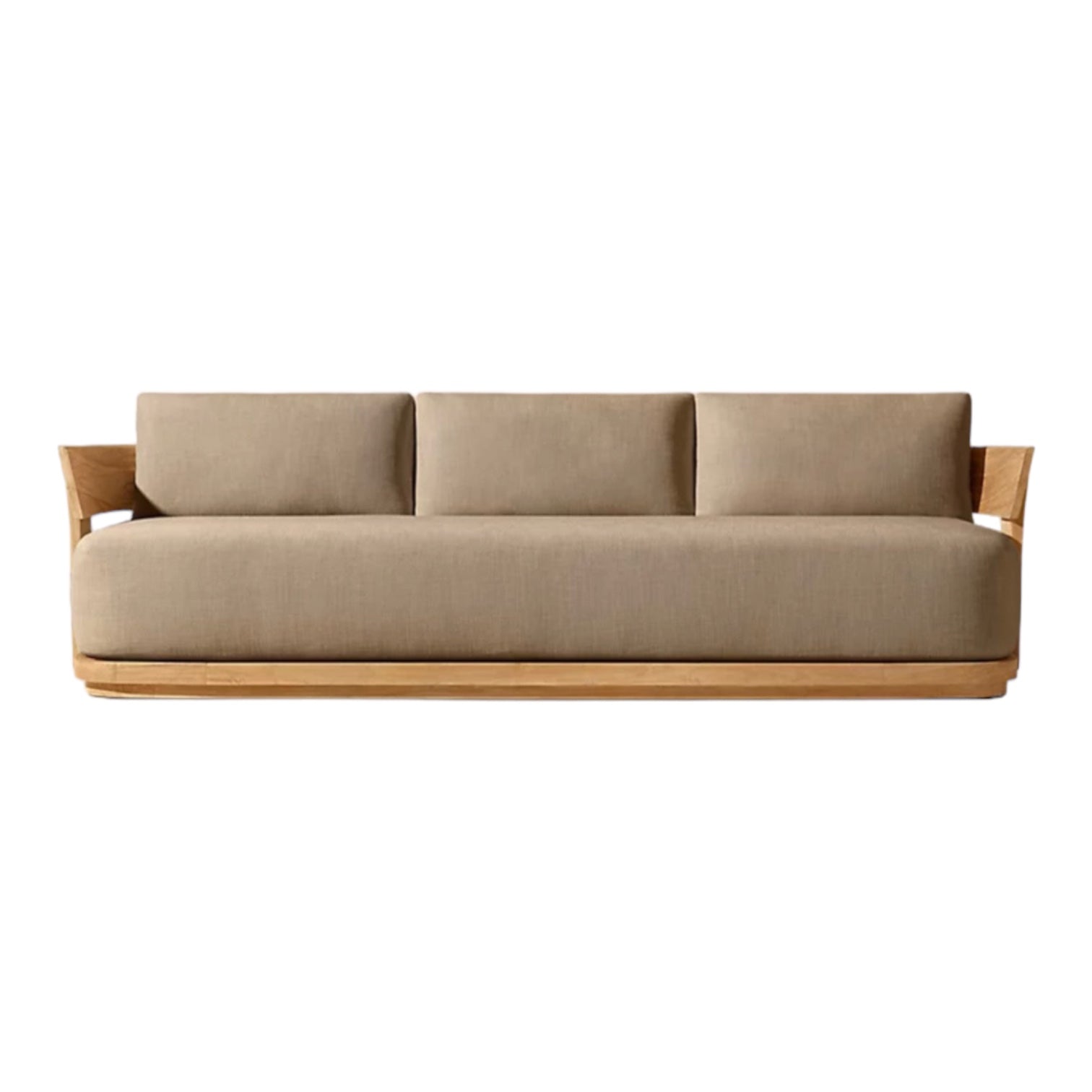 Luxury Teak “Celona” Outdoor Straight Sofa