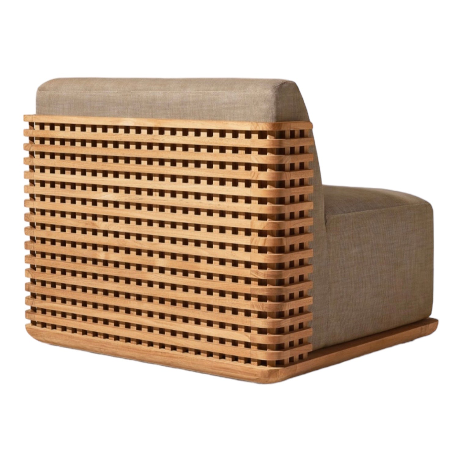 Woven Teak “Puerto” Outdoor Chair