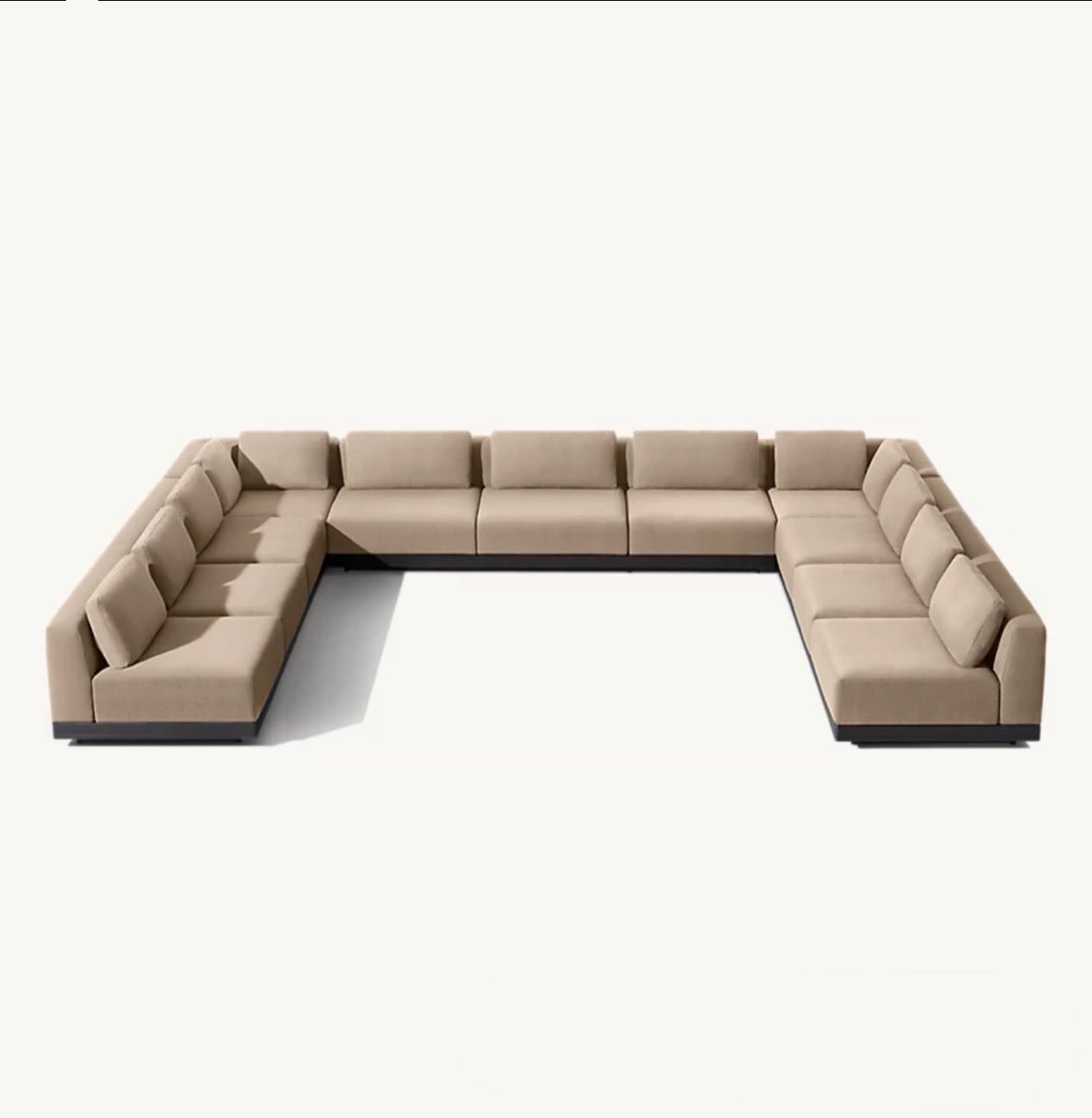 Ultra Modern “Rio” Outdoor U Shape Sofa